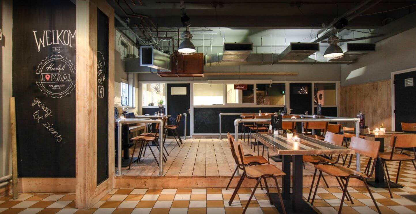 interieur café Klein Berlijn Apeldoorn