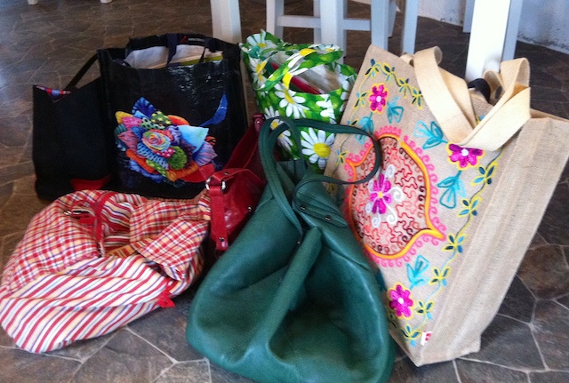 Foto: De tassen zijn gepakt voor de pelgrimstocht van EnerVie